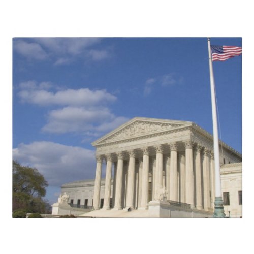 The United States Supreme Court Building in Faux Canvas Print