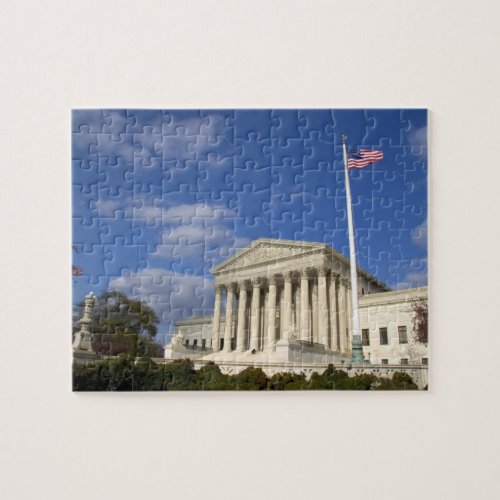 The United States Supreme Court Building in Jigsaw Puzzle