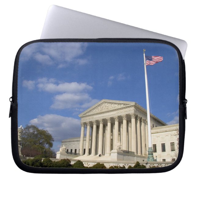 The United States Supreme Court Building in Laptop Sleeve (Front)