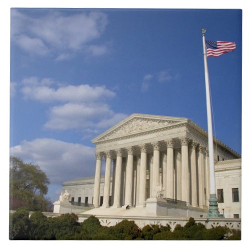 The United States Supreme Court Building in Tile