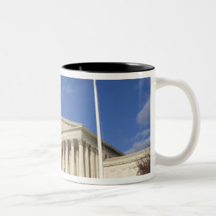 The United States Supreme Court Building in Two-Tone Coffee Mug