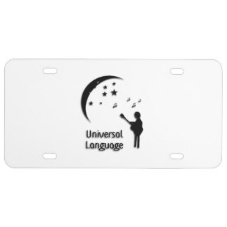 The Universal Language License Plate