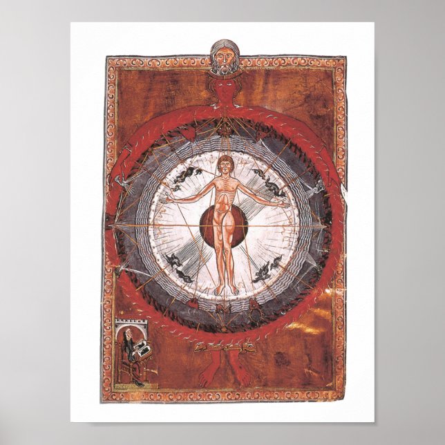 The Universal Man - Hildegard von Bingen Poster (Front)