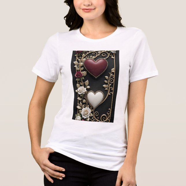 The Universal Symbol of Love and Emotion Tri-Blend Shirt (Front)