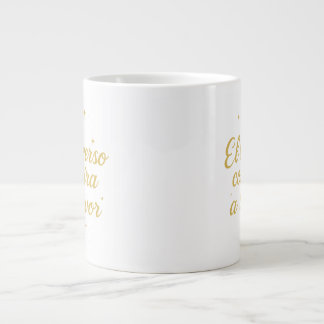 The Universe Conspires in Your Favor ✨ | Elegant G Giant Coffee Mug