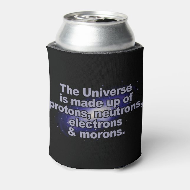 "The Universe" custom monogram can cooler (Can Back)