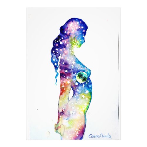 The universe inside her soul  photo print