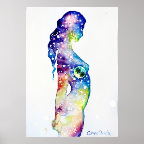 The universe inside her soul poster