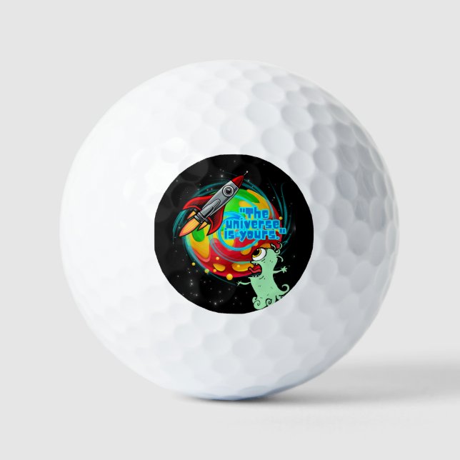 THE UNIVERSE IS YOURS GOLF BALLS (Front)