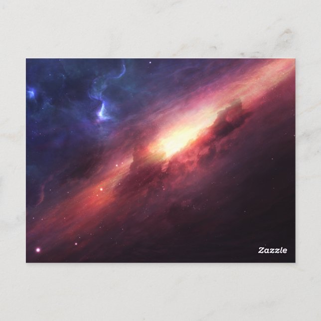 The universe postcard (Back)
