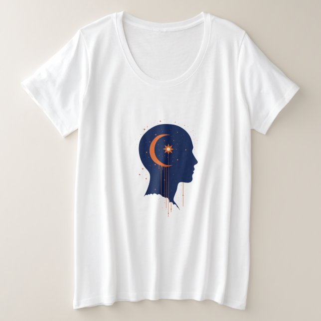 The Universe Within Plus Size T-Shirt (Design Front)