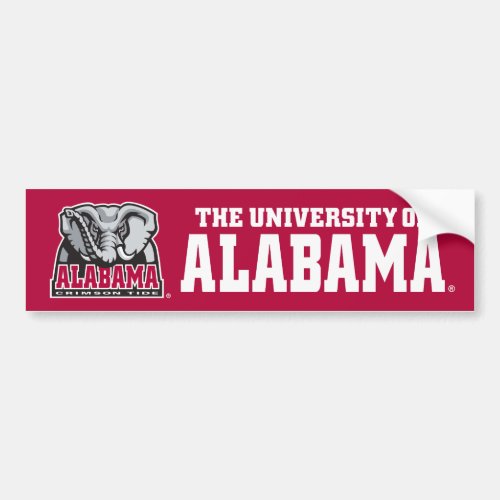 The University Of Alabama Bumper Sticker