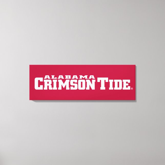 The University of Alabama Crimson Tide Canvas Print (Front)