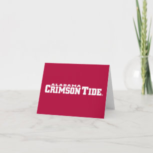 The University of Alabama Crimson Tide Card