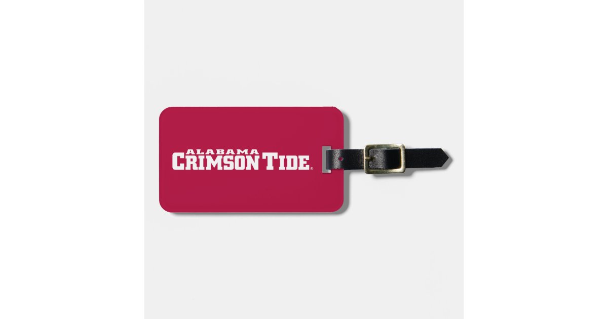 The University of Alabama Crimson Tide Luggage Tag Zazzle
