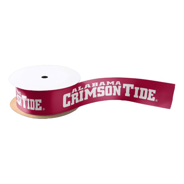 The University of Alabama Crimson Tide Satin Ribbon (Spool)