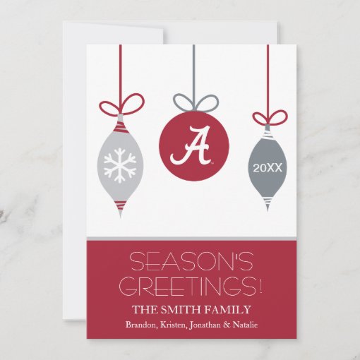 The University Of Alabama Holiday Cards Zazzle