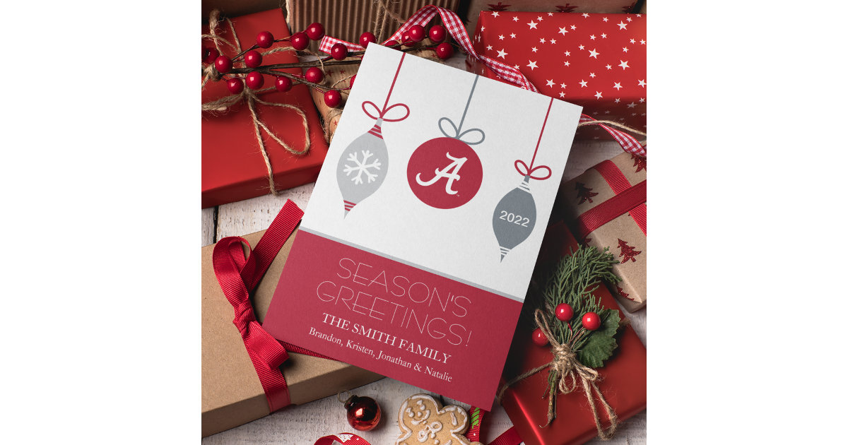 The University Of Alabama Holiday Cards Zazzle