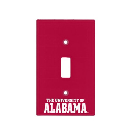 The University Of Alabama Light Switch Cover