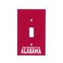 The University Of Alabama Light Switch Cover