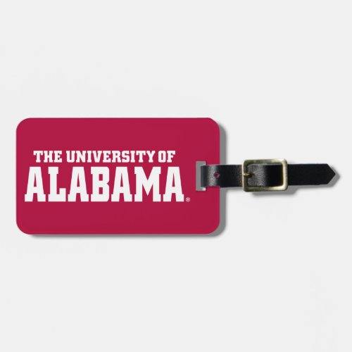 The University Of Alabama Luggage Tag