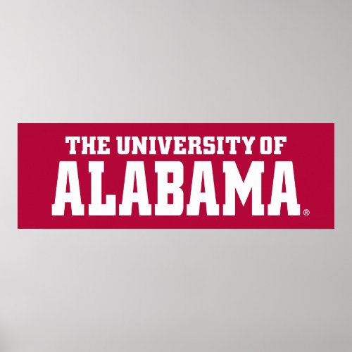The University Of Alabama Poster
