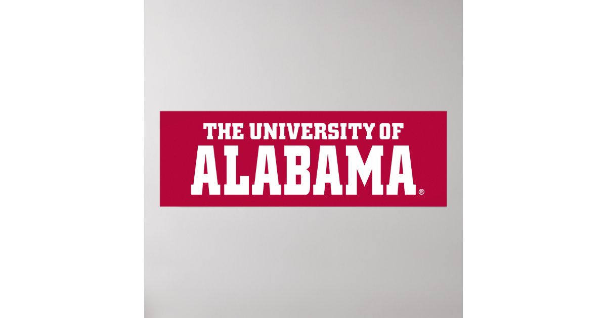 The University Of Alabama Poster Zazzle
