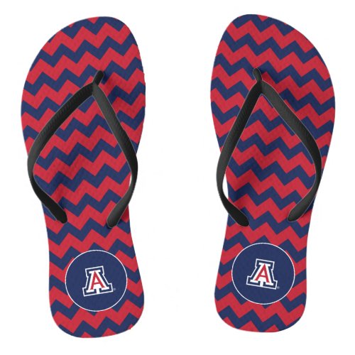 The University of Arizona  A _ Chevron Flip Flops
