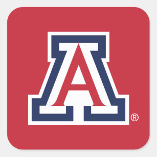 The University of Arizona   A Square Sticker