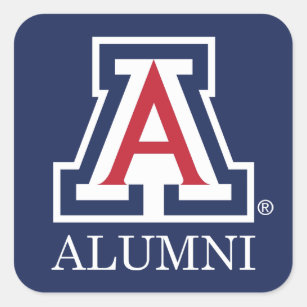 The University of Arizona Alumni Square Sticker