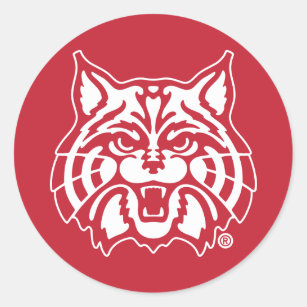 The University of Arizona   AZ Wildcat Classic Round Sticker
