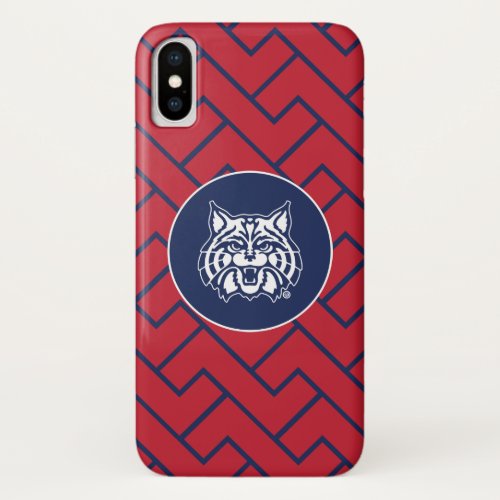 The University of Arizona  AZ Wildcat Fret iPhone X Case