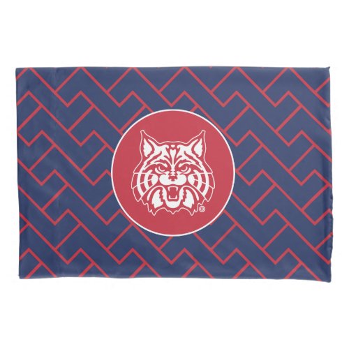 The University of Arizona  AZ Wildcat Fret Pillowcase