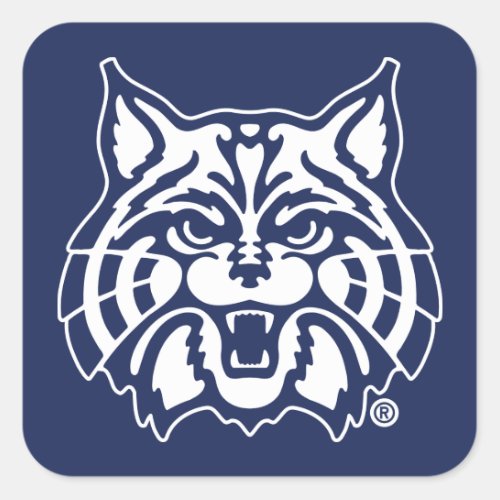 The University of Arizona  AZ Wildcat Square Sticker