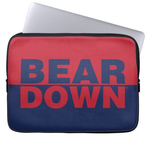 The University of Arizona  Bear Down Laptop Sleeve