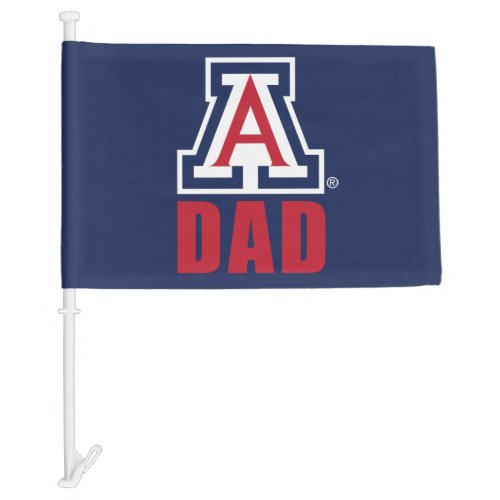 The University of Arizona  Dad Car Flag