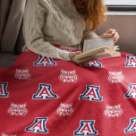 The University of Arizona Fleece Blanket<br><div class="desc">Check out these University of Arizona designs and products. These make perfect gifts for the Wildcat student,  fan,  faculty,  and alumni. All of these products are customizable from Zazzle!</div>