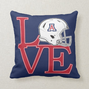 The University of Arizona   Love - Chevron Throw Pillow
