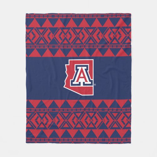 The University of Arizona  State _ Aztec Fleece Blanket