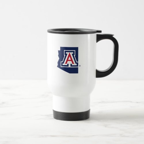 The University of Arizona  State Travel Mug