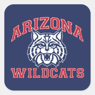 The University of Arizona   Wildcats Square Sticker