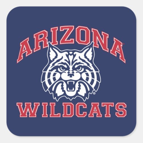 The University of Arizona  Wildcats Square Sticker