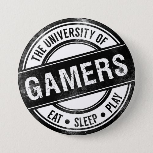 The University of Gamers Funny Button