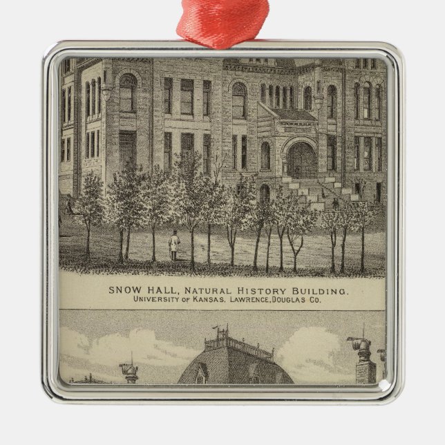 The University of Kansas Metal Ornament (Front)