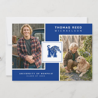 The University of Memphis Graduation Invitation