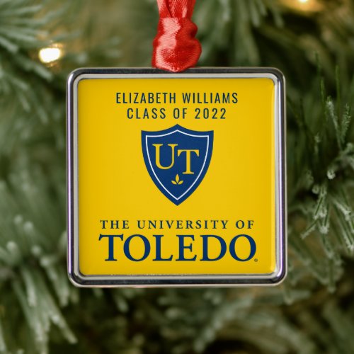 The University of Toledo  Graduation Metal Ornament