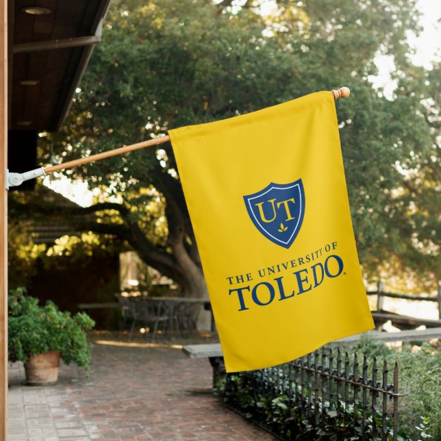 The University of Toledo House Flag (In SItu)