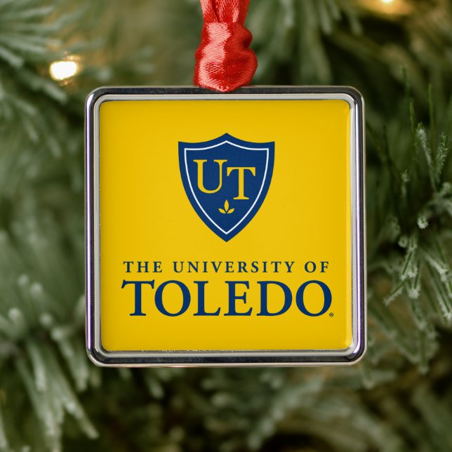 The University of Toledo Metal Ornament (Tree)