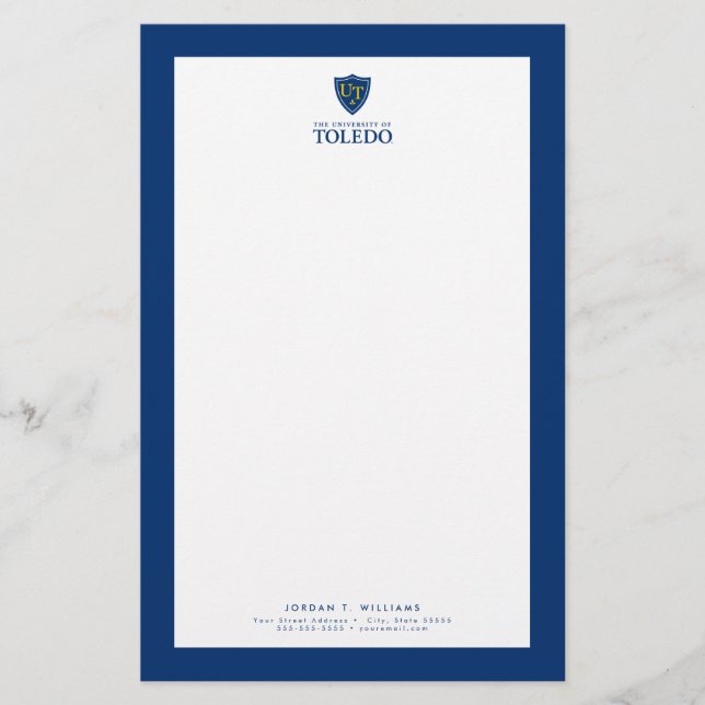 The University of Toledo Stationery (Front)