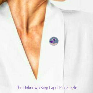 The Unknown King Silver Finish Lapel Pin
